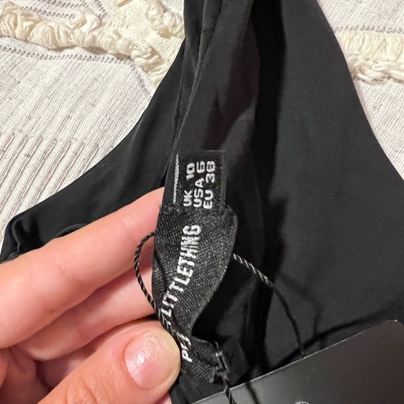 Trendy black one piece unitard - Picture 5 of 5